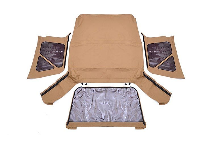 Jeep Wrangler Soft Top - Rough Country - Full Doors - Spice - '97-'06